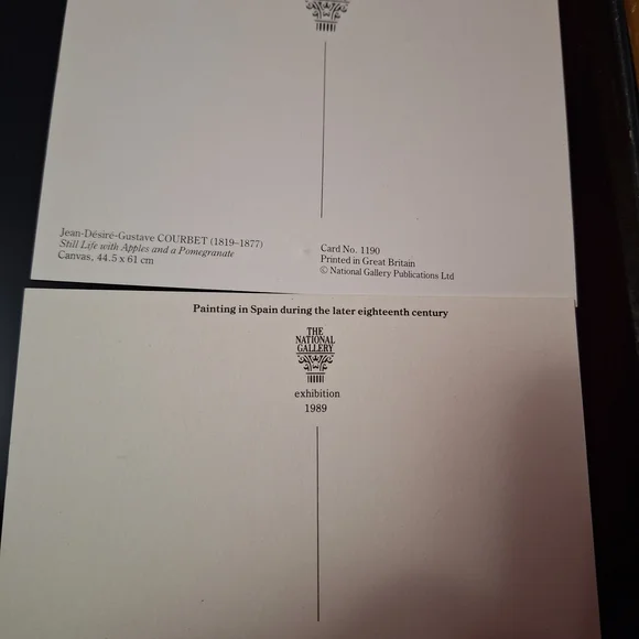 Vintage 1989 National Gallery London Art Postcard Set + Sleeve Unposted - Picture 16 of 16